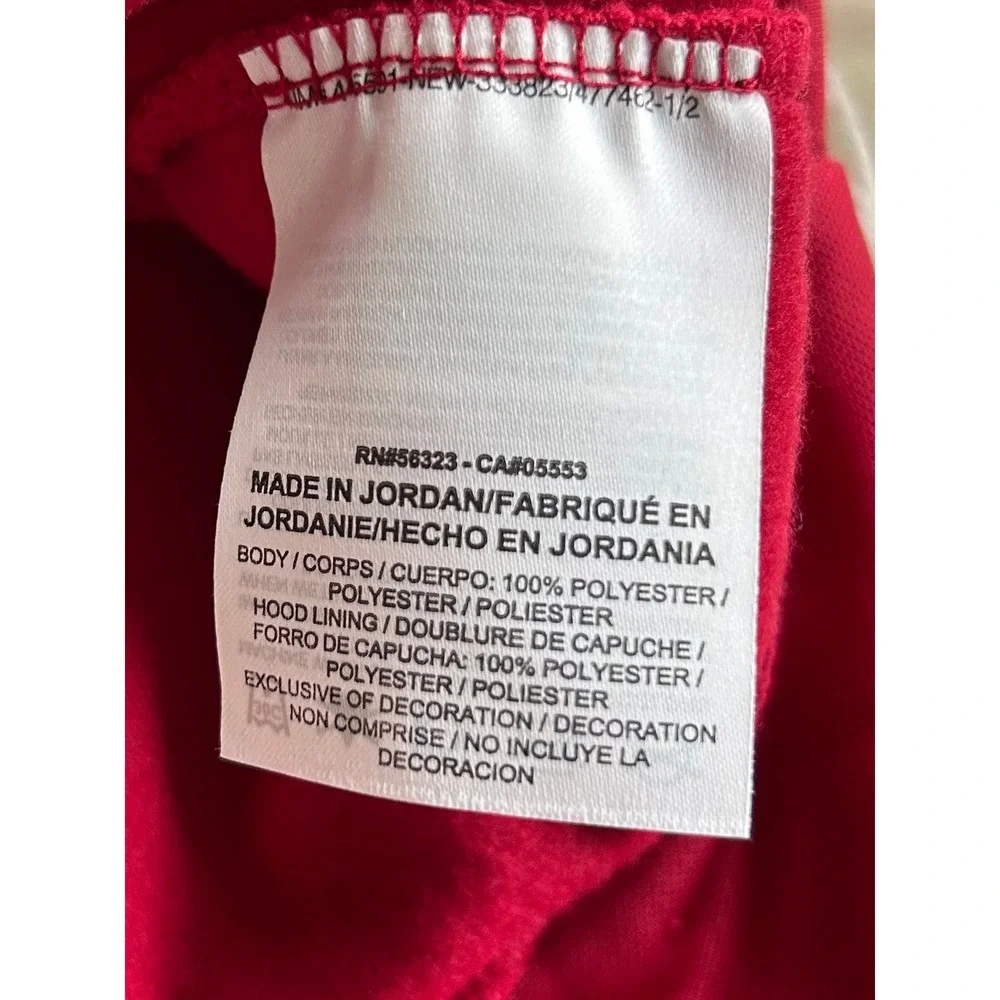 Nike Youth Dri Fit Loose Fit Therma Training‎ Hoodie Sweatshirt Pockets Red XL